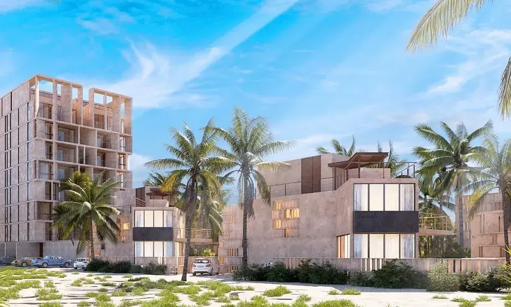 Casas bajareque villas en Telchac Puerto, Yucatán - Dvelopers