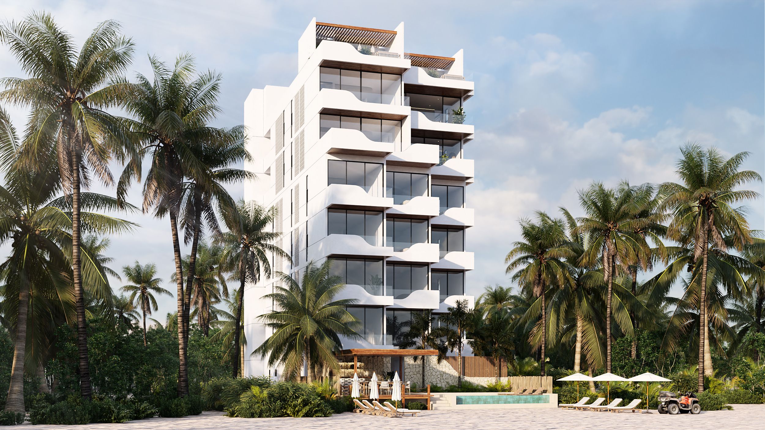 Departamento blancamar en Telchac Puerto, Yucatán - Dvelopers