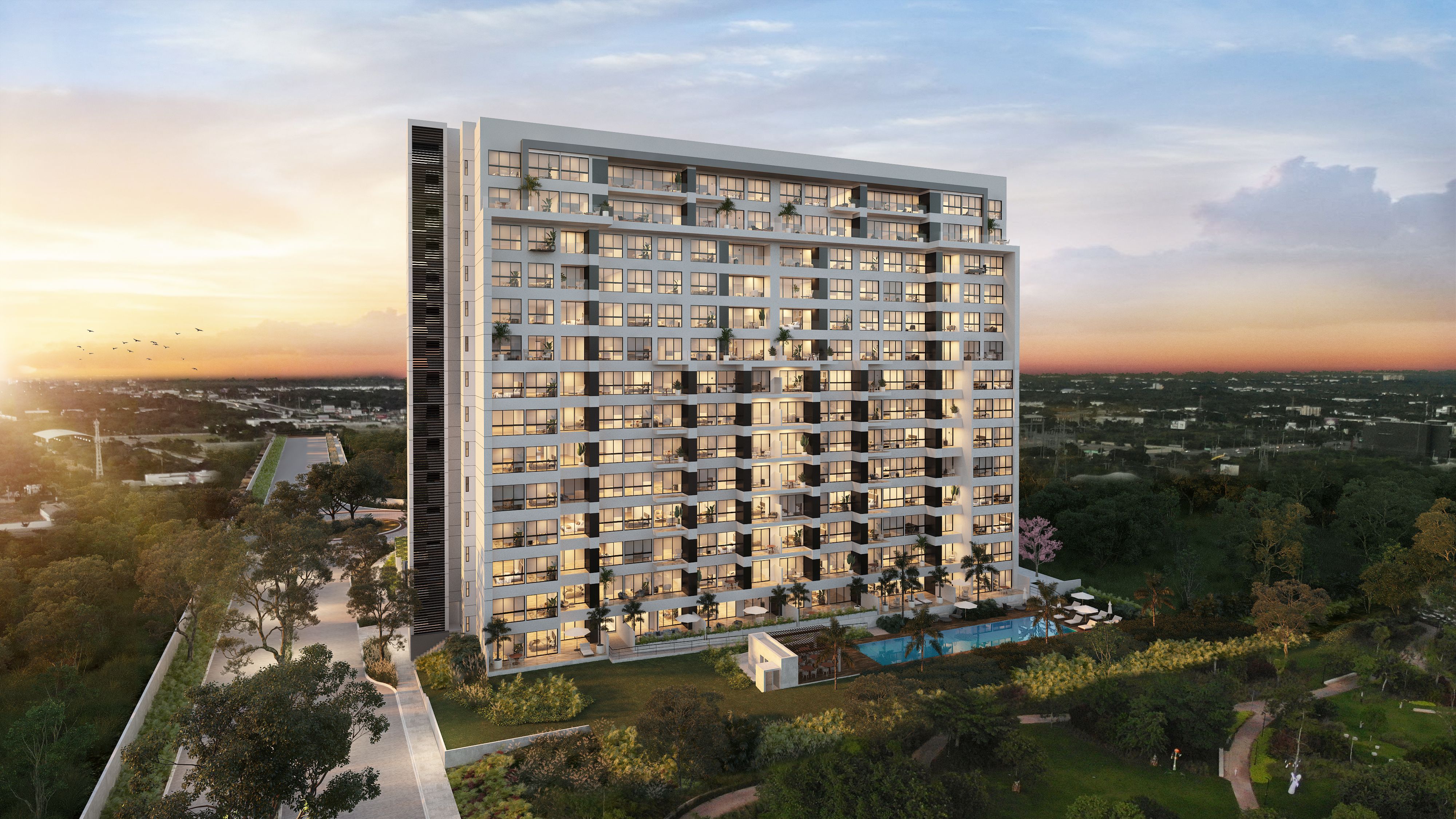 Departamento via montejo indico en Periférico Norte, Yucatán - Dvelopers