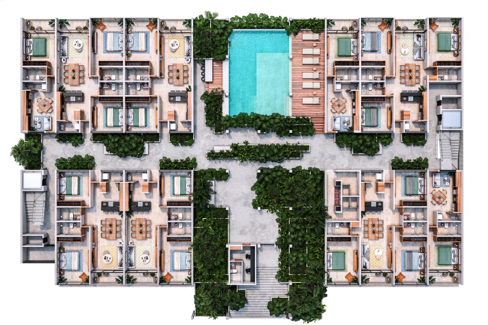 Departamentos a la venta en San Antonio Cucul, Mérida, Yucatán