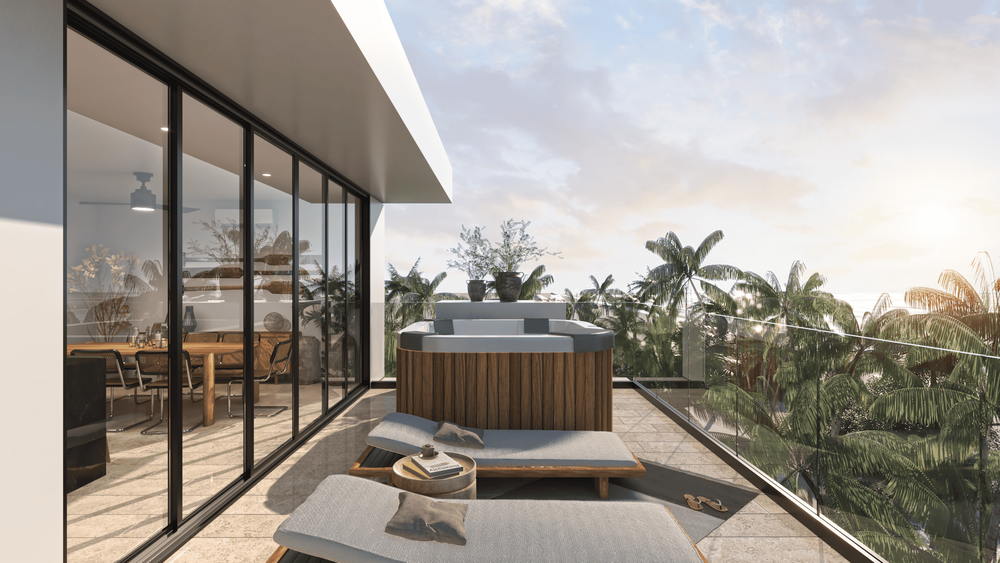 Departamentos a la venta en Telchac Puerto, Yucatán