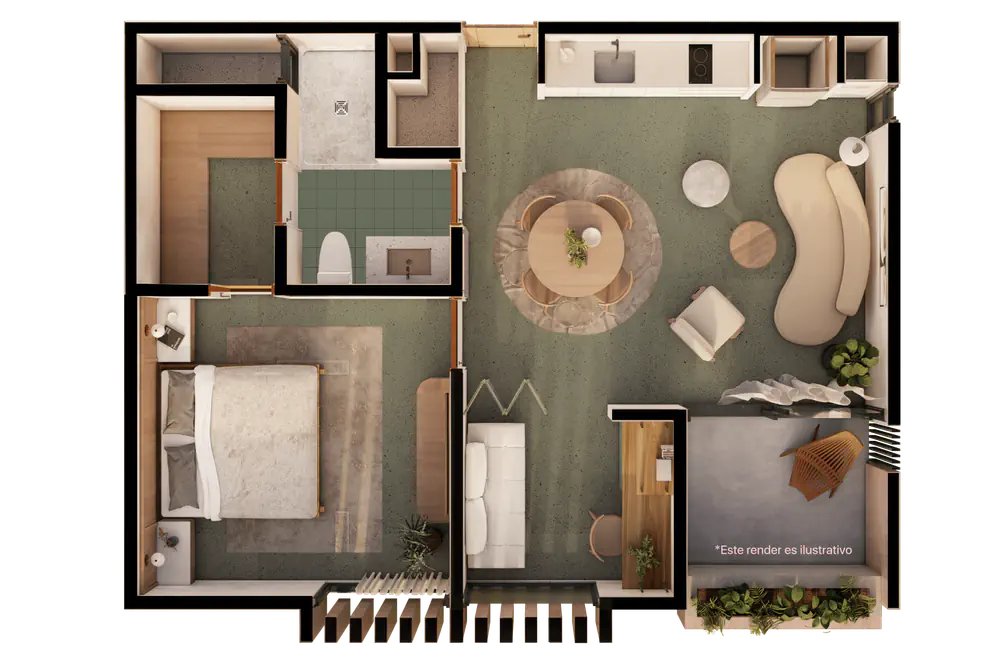 Montangelo, Departamento en Montes de Amé, Mérida — imagen 21 | Tradda Capital